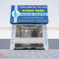 Thiết kế phòng khám sản phụ khoa Vuông Tròn